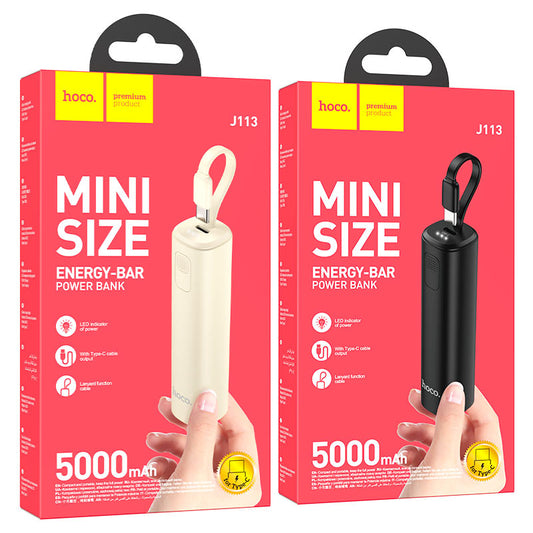 Power bank “J113 Energy-bar” 5000mAh for Type-C XD21