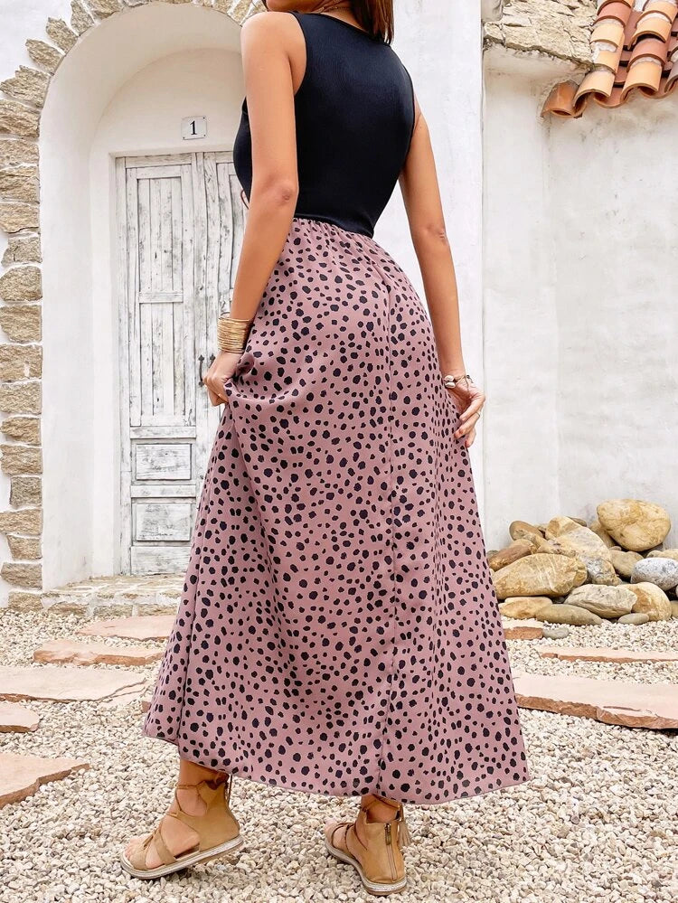 Print Sleeveless Maxi Summer Dress XD21