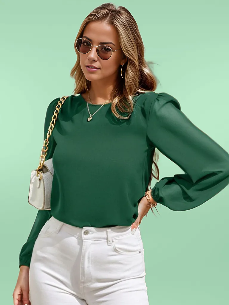 Puff long sleeve blouse XD21