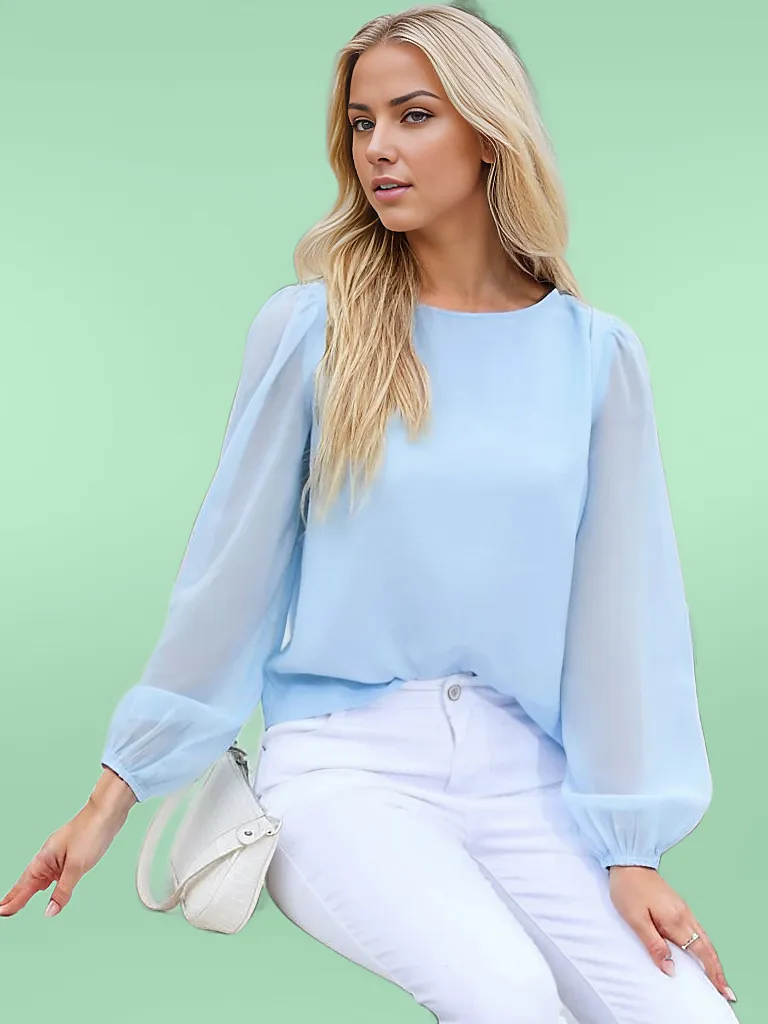 Puff long sleeve blouse XD21