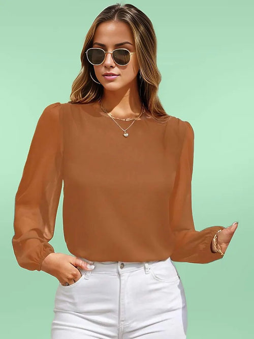 Puff long sleeve blouse XD21