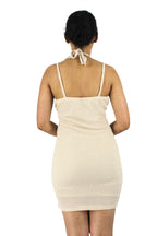 Ribbed Knitted Cami Bodycon Mini Dress XD21