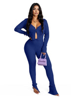 Ribbed Knitted Cardigan Two-Piece Set XD21