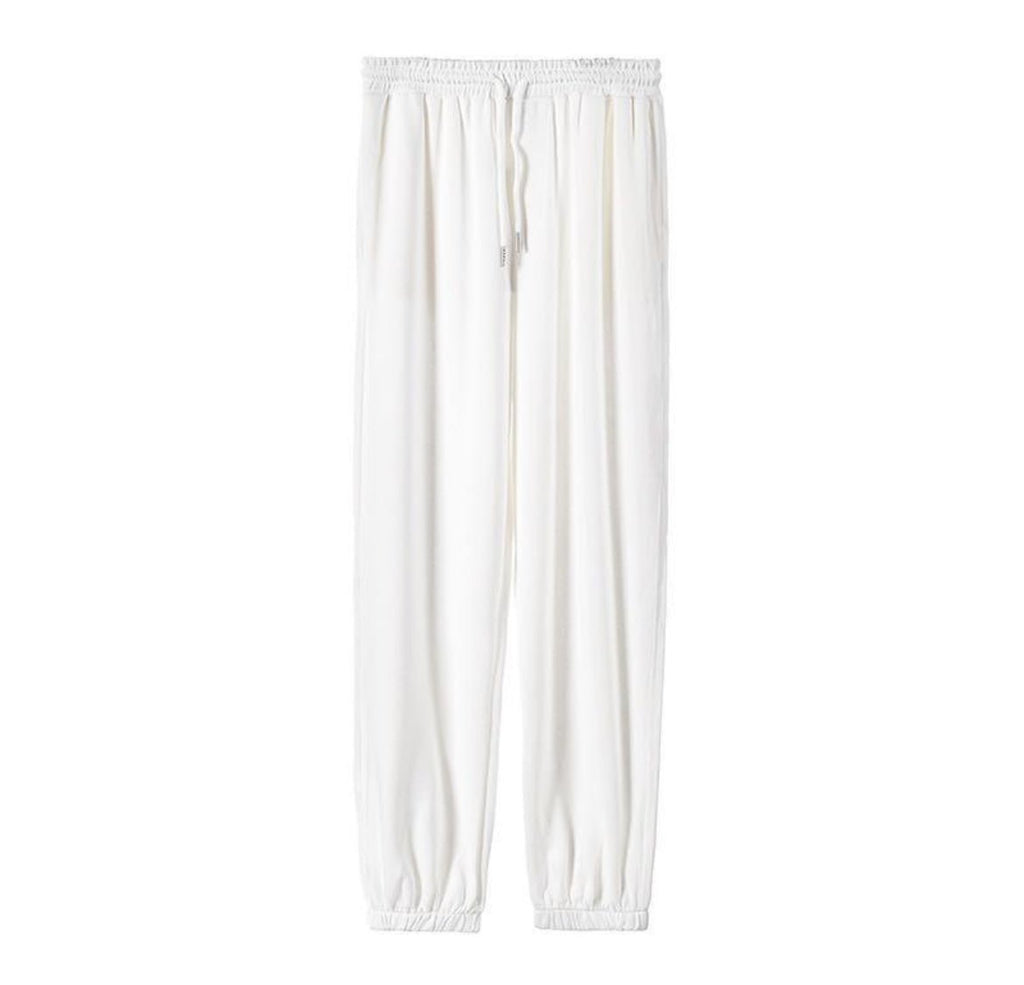 Ribbed Knitted Elastic Waist Pants XD21
