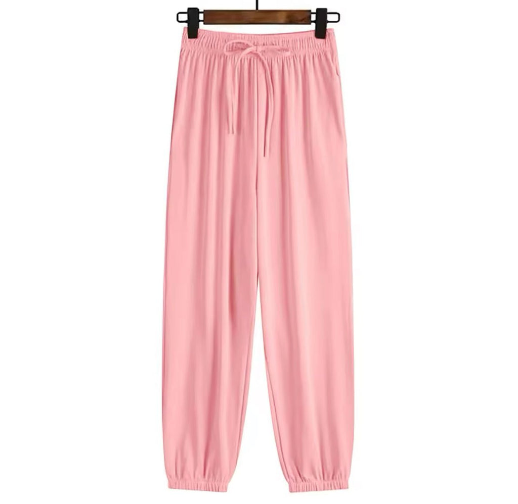 Ribbed Knitted Elastic Waist Pants XD21