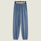 Ribbed Knitted Elastic Waist Pants XD21