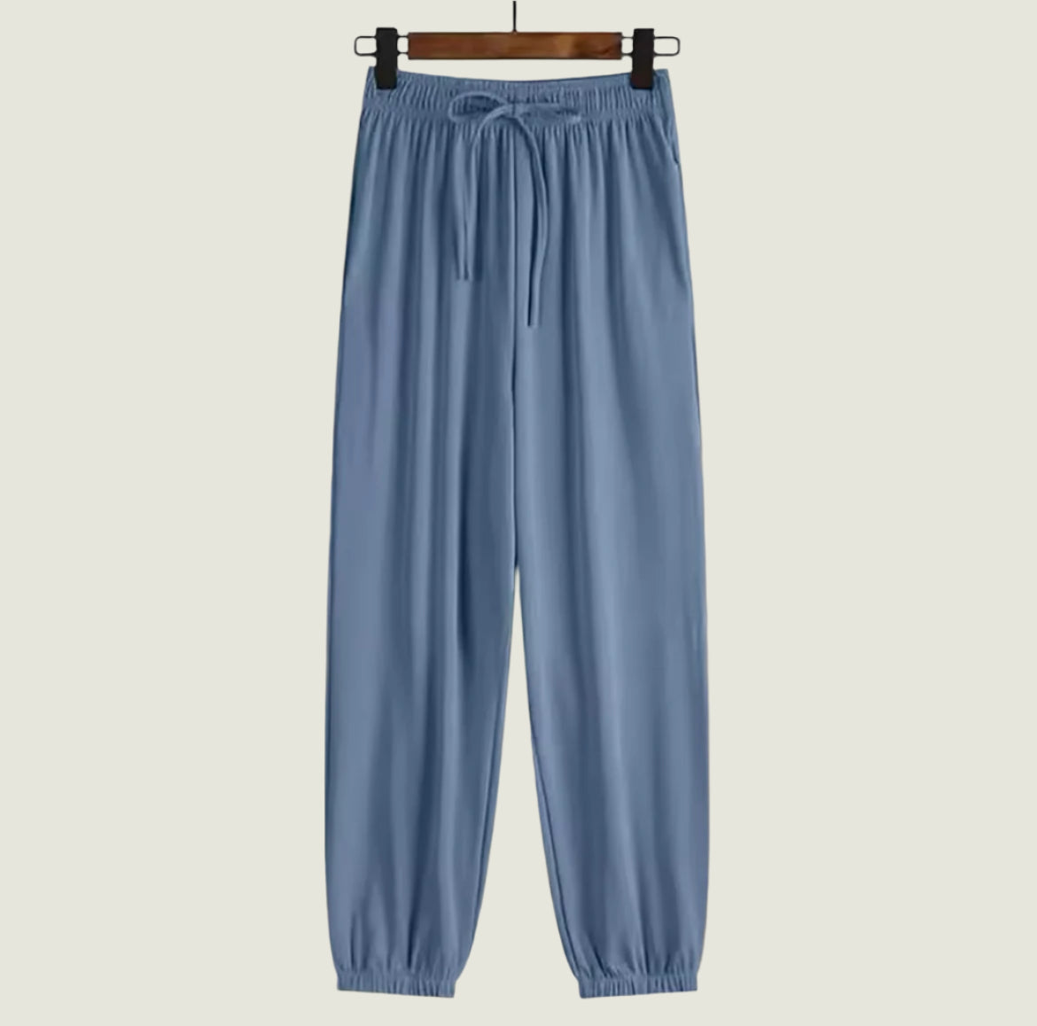 Ribbed Knitted Elastic Waist Pants XD21