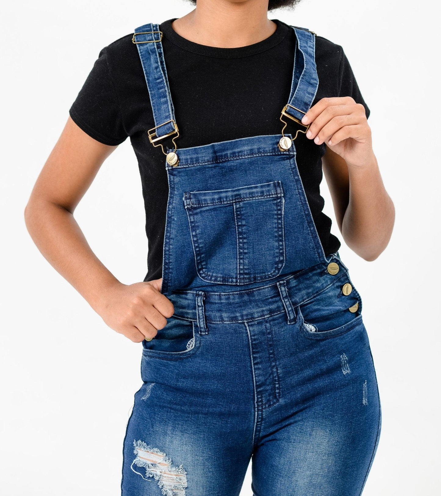 Denim Skinny Dungree - XD21