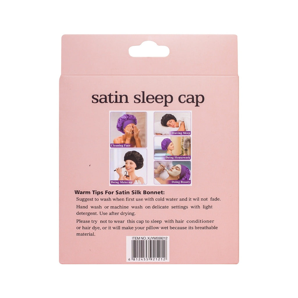 Bling Girl Satin Sleep Cap 1Pc