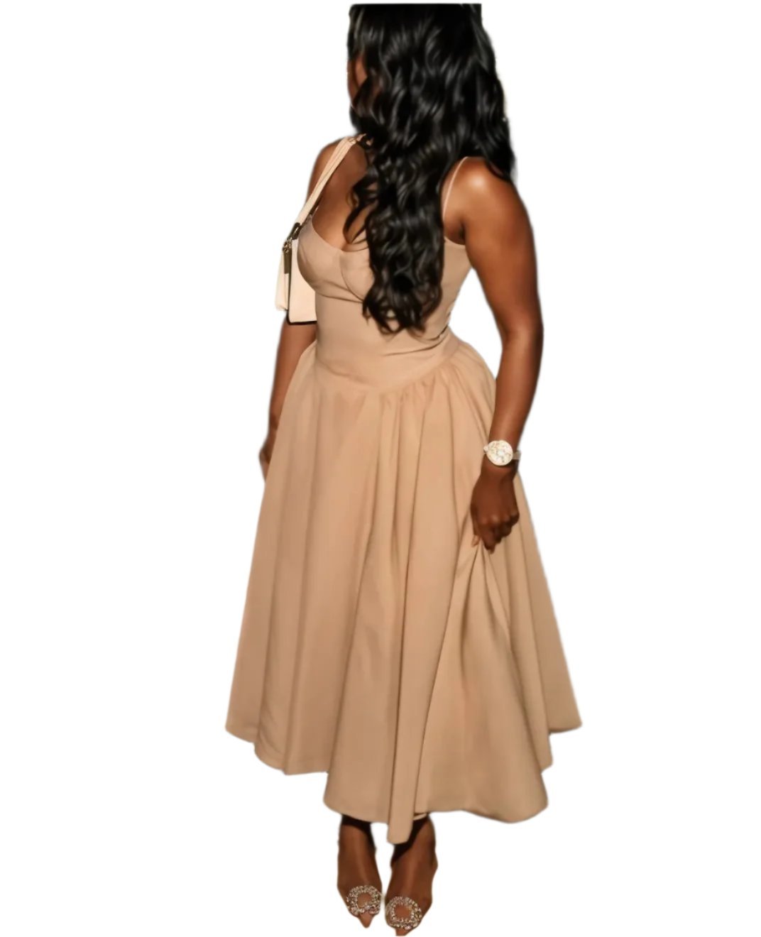 Corset Summer Spaghetti Strap Dress - Perfect for a picnic
