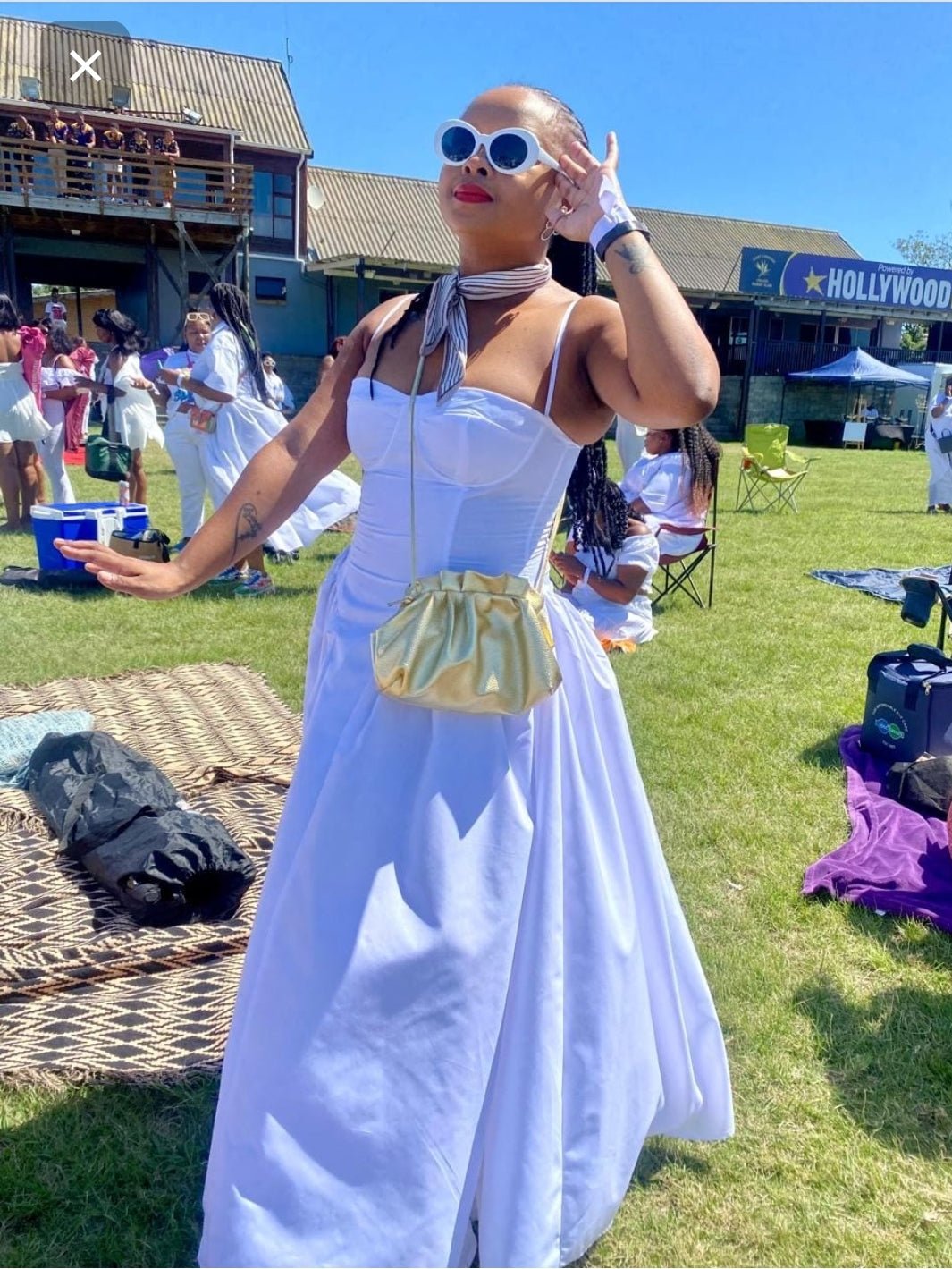 Corset Summer Spaghetti Strap Dress - Perfect for a picnic