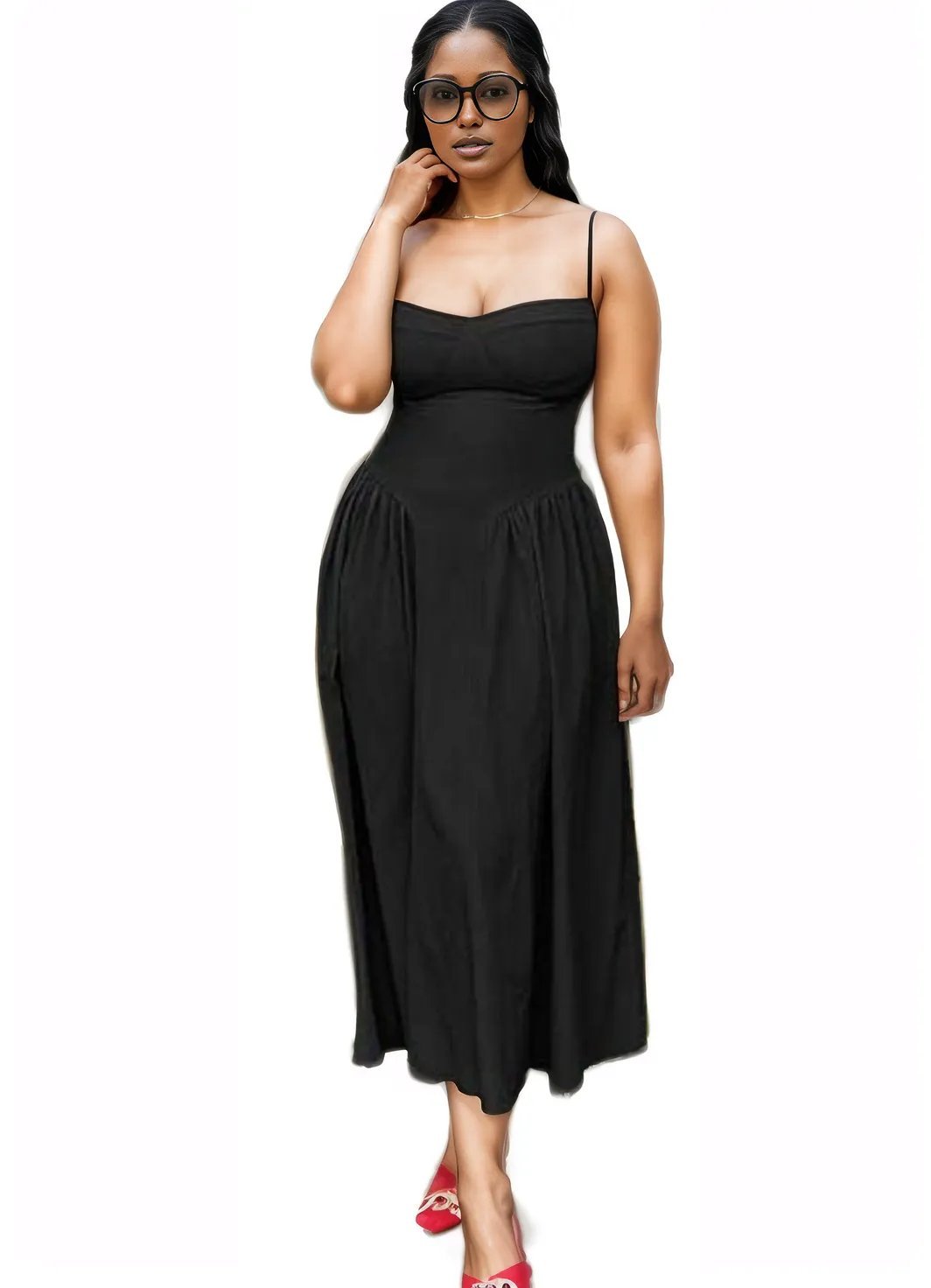 Corset Summer Spaghetti Strap Dress - Perfect for a picnic