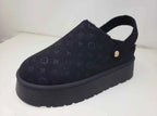 Trendy Shearling-Lined Mule Clogs