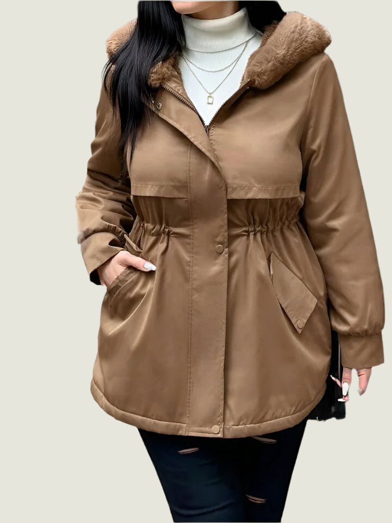 Comfy Fur Hood Winter Coat