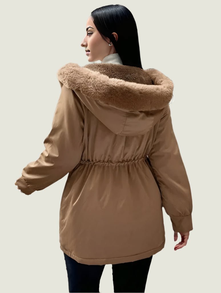 Comfy Fur Hood Winter Coat