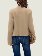 Chic Draped Blazer