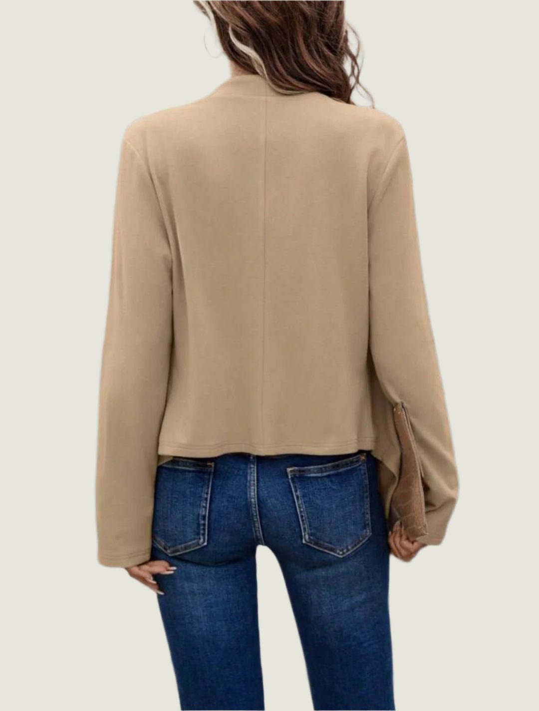 Chic Draped Blazer