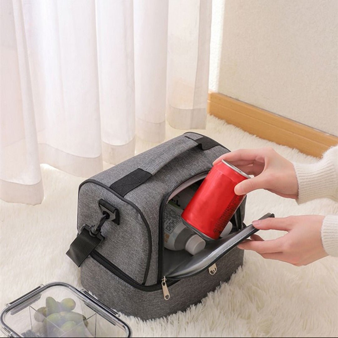 Double compartment Lunch Cooler Bag - LX25