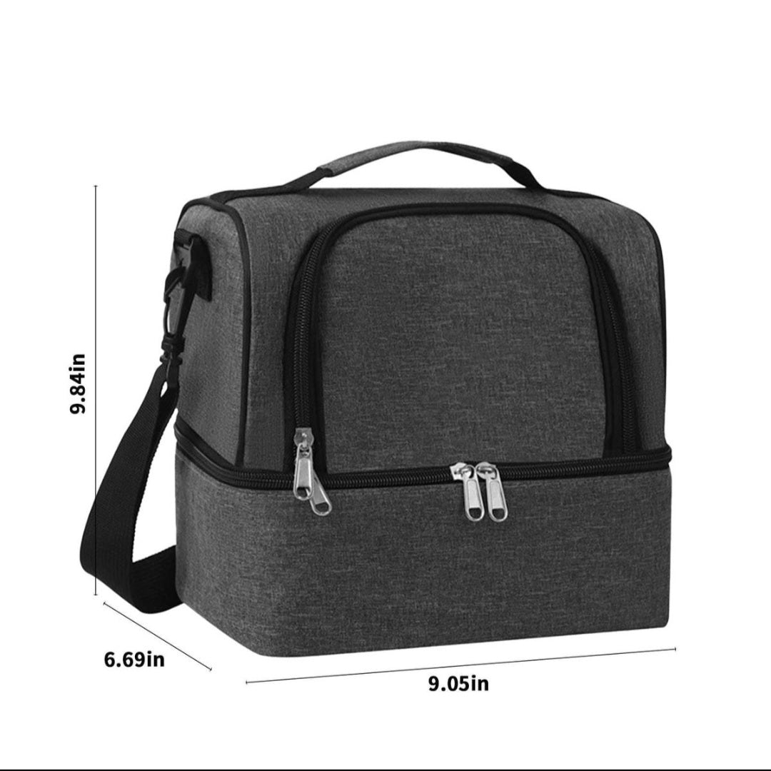 Double compartment Lunch Cooler Bag - LX25