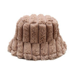 Plush Faux Fur Bucket Hat