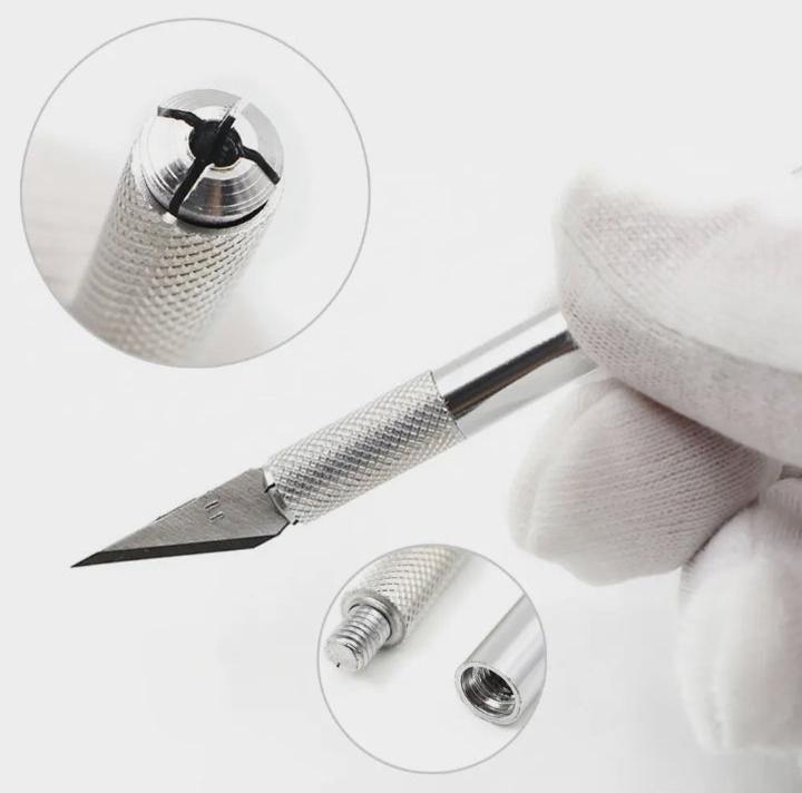 Scalpel Blade Cutting Tool - Precision Cutting for Detailed Work