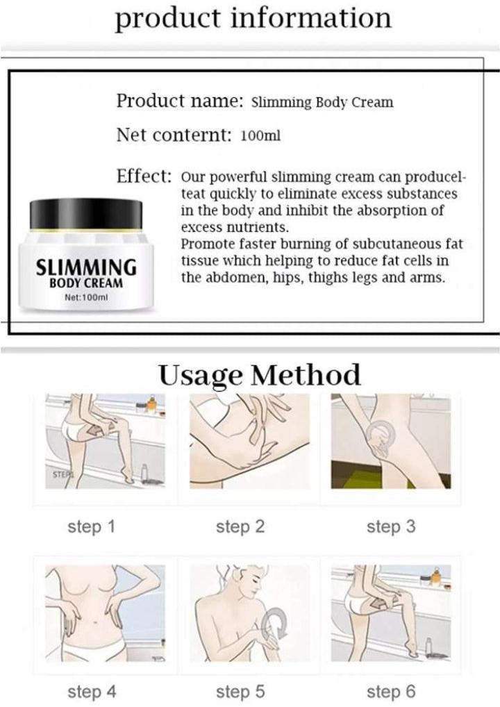 Aichun Slimming Body Cream 100ml - Tone, Firm & Sculpt