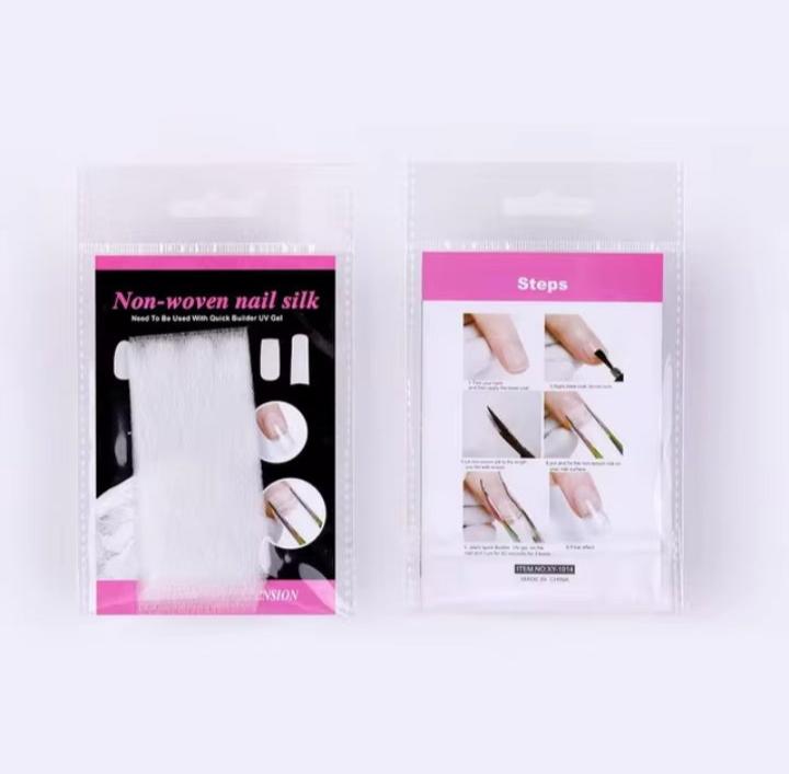 Non-Woven Silks for Nail Extensions – Perfect for Nail Builder Gel & Nail Art