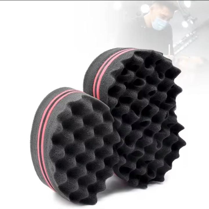 Double-Sided Hair Styling Twisting Sponge - Perfect Curls Made Easy