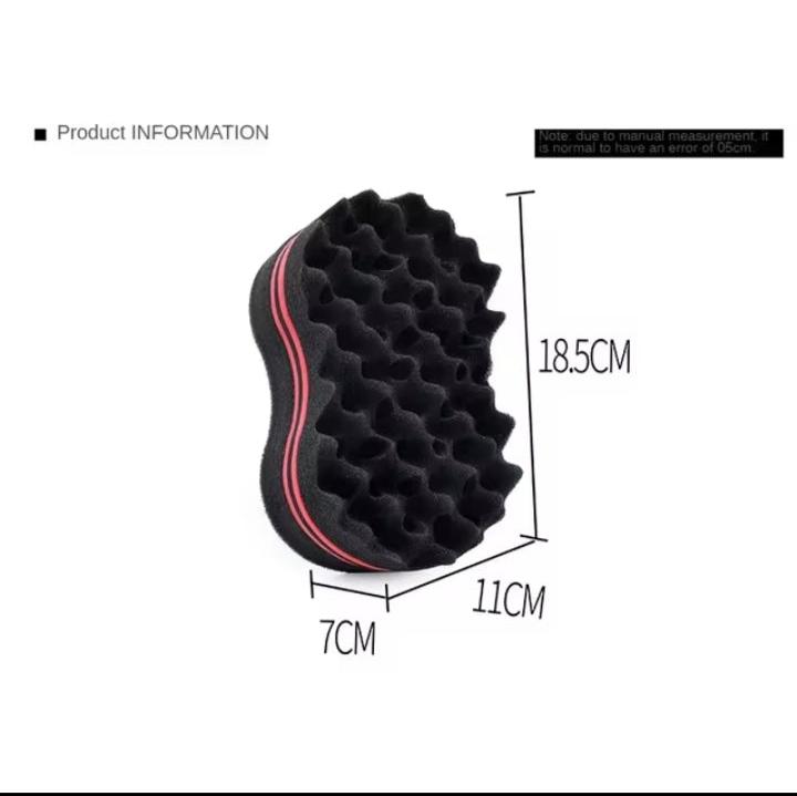 Double-Sided Hair Styling Twisting Sponge - Perfect Curls Made Easy