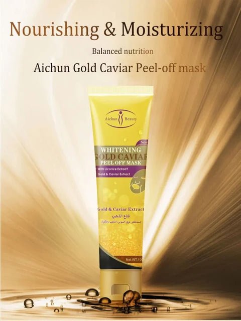 Glow Up Aichun Beauty Gold Caviar Peel Mask - Brighten, Firm, and Revitalize Your Skin!