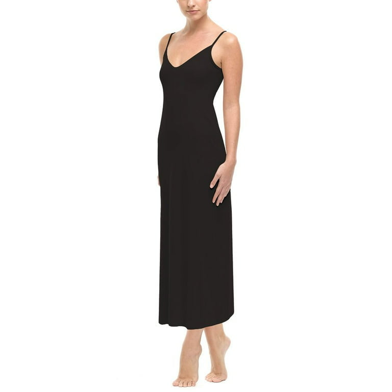 Seamless full slip bodycon maxi dress XD21