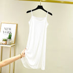 Seamless full slip bodycon maxi dress XD21