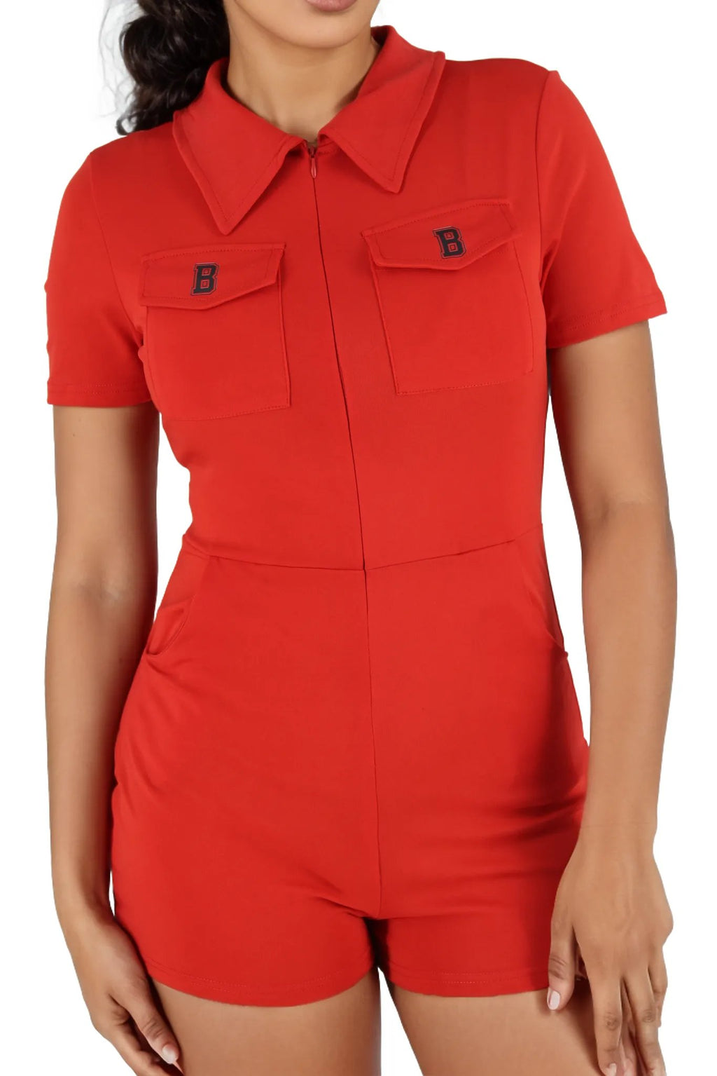 Short Graphic Short Jumpsuit XD21