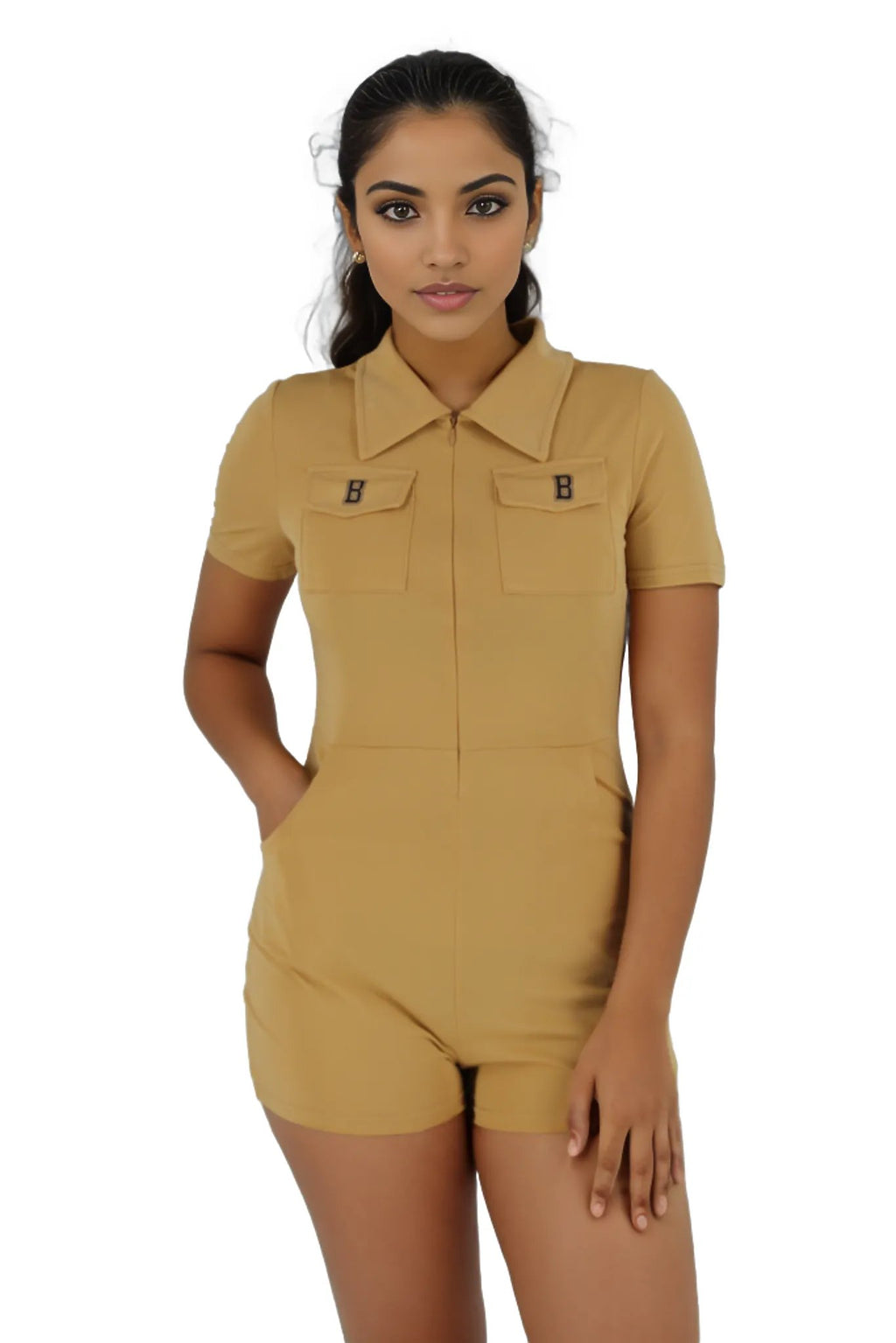 Short Graphic Short Jumpsuit XD21
