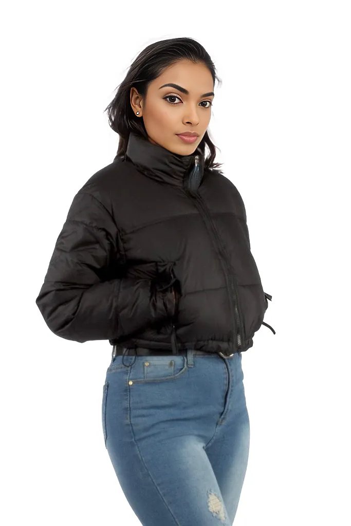 Short Padded Puffer Crop Jacket XD21