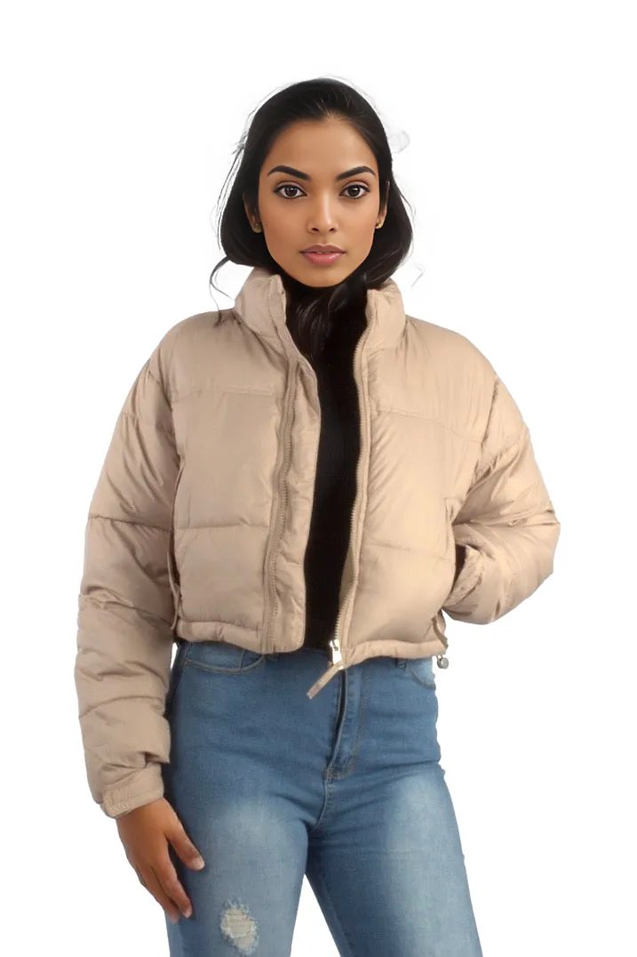 Short Padded Puffer Crop Jacket XD21