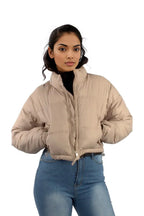 Short Padded Puffer Crop Jacket XD21