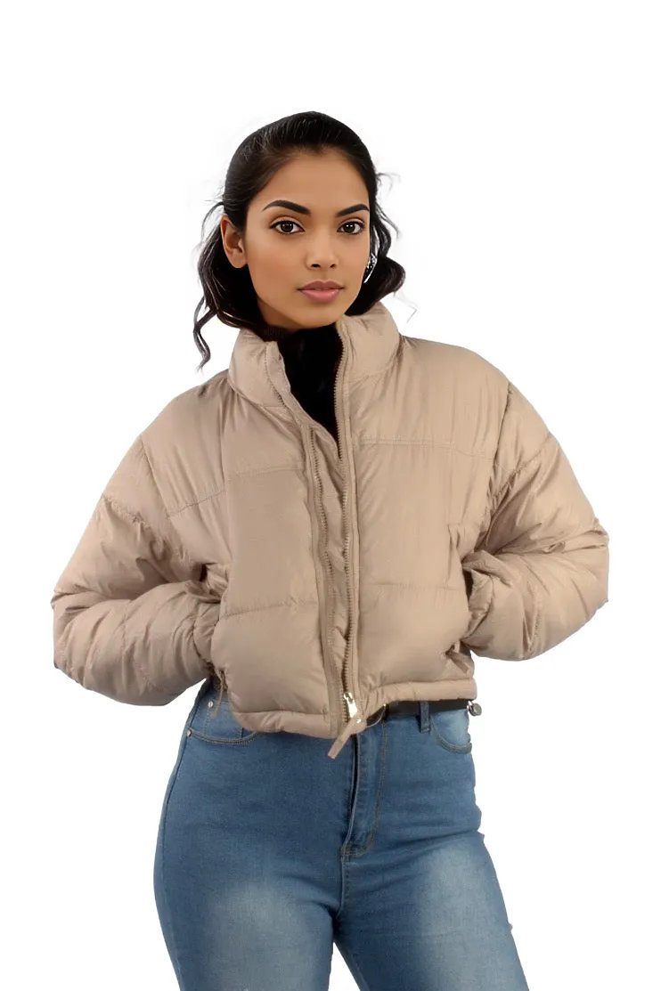 Short Padded Puffer Crop Jacket XD21