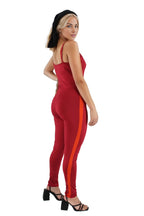 Side Stripe Spaghetti Strap Jumpsuit XD21