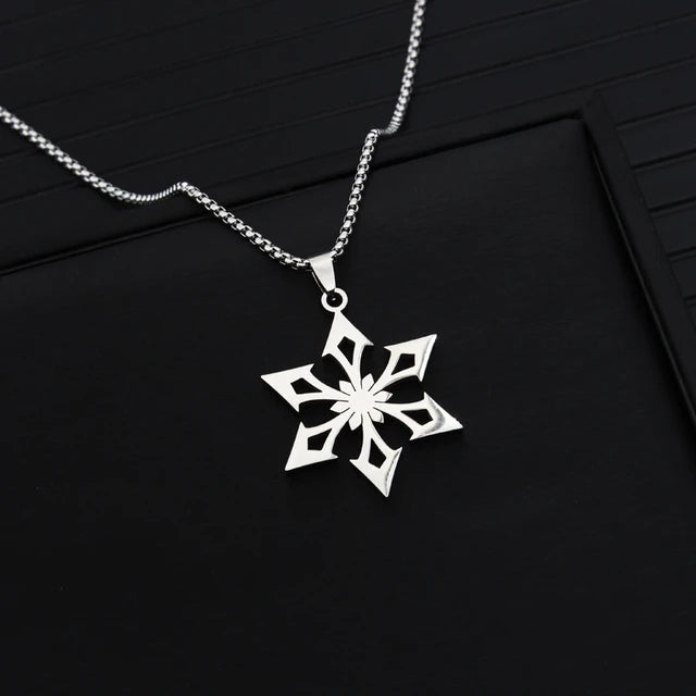 Simlpe Silver Pendant Necklace XD21