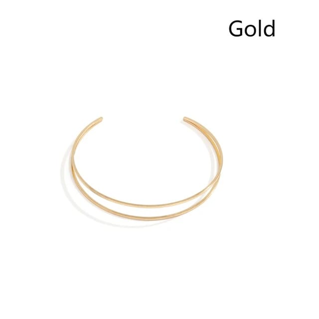 Simple Double Joint Arm Cuff Bangle XD21