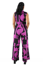 Sleeveless Geometric Pants Jumpsuit XD21