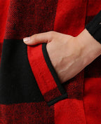 Sleeveless Plaid Jacket Throw Over XD21