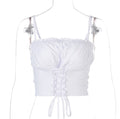 Slim Ruffel Crop Top XD21