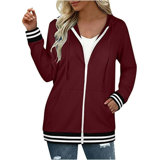 Solid Color Zipper Hooded Long Sleeve Jacket XD21