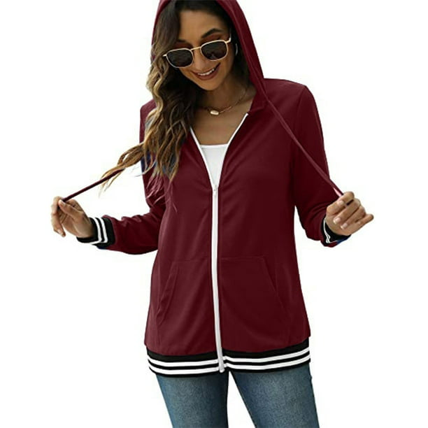 Solid Color Zipper Hooded Long Sleeve Jacket XD21