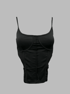 Strapless Sleeveless Corset Crop Top Shirts & Tops