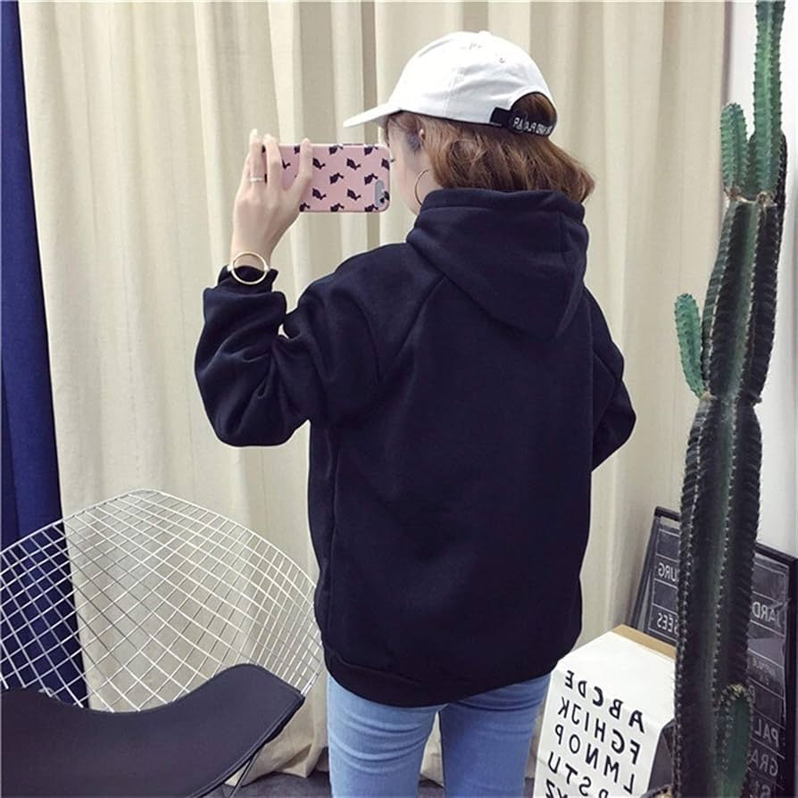 Solid Kangaroo Pocket Thermal Lined Hoodie XD21