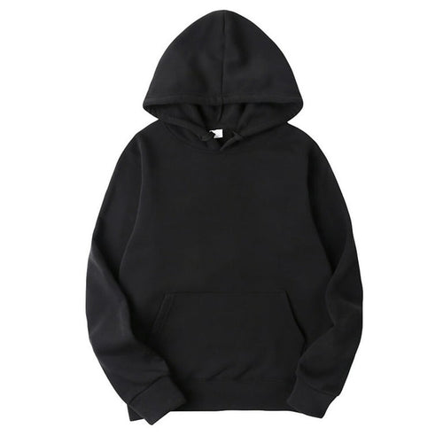 Solid Kangaroo Pocket Thermal Lined Hoodie XD21