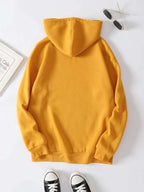 Solid Kangaroo Pocket Thermal Lined Hoodie XD21